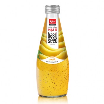 fruit juice brands vanilla with Basil seed Milk 290ml from RITA UK